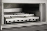 Griglia fuoco stampata forno Clementi Piccolo Gioiello — ottimizzazione combustione legna