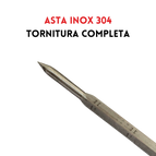 Quadro 6 mm / 50 cm / Tornitura completa 30 mm - Punta