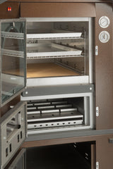 Forno a legna Clementi Master ramato da esterno — 3 termometri, doppia camera, maniglie inox