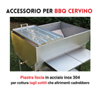 Piastra di Cottura Inox 70x40 | BBQ Cervino
