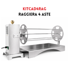 Raggiera 4 Aste / 4 pz : L 60 cm | D 6 mm / Si