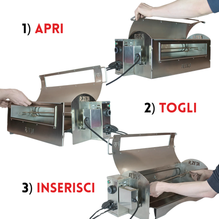Forno Girarrosto Elettrico | Echo 1 Asta - RZeta 