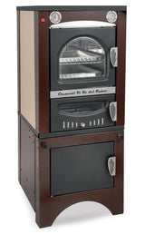 Forno a legna Clementi Smile ramato da incasso — sportello con vetro e termometro integrato