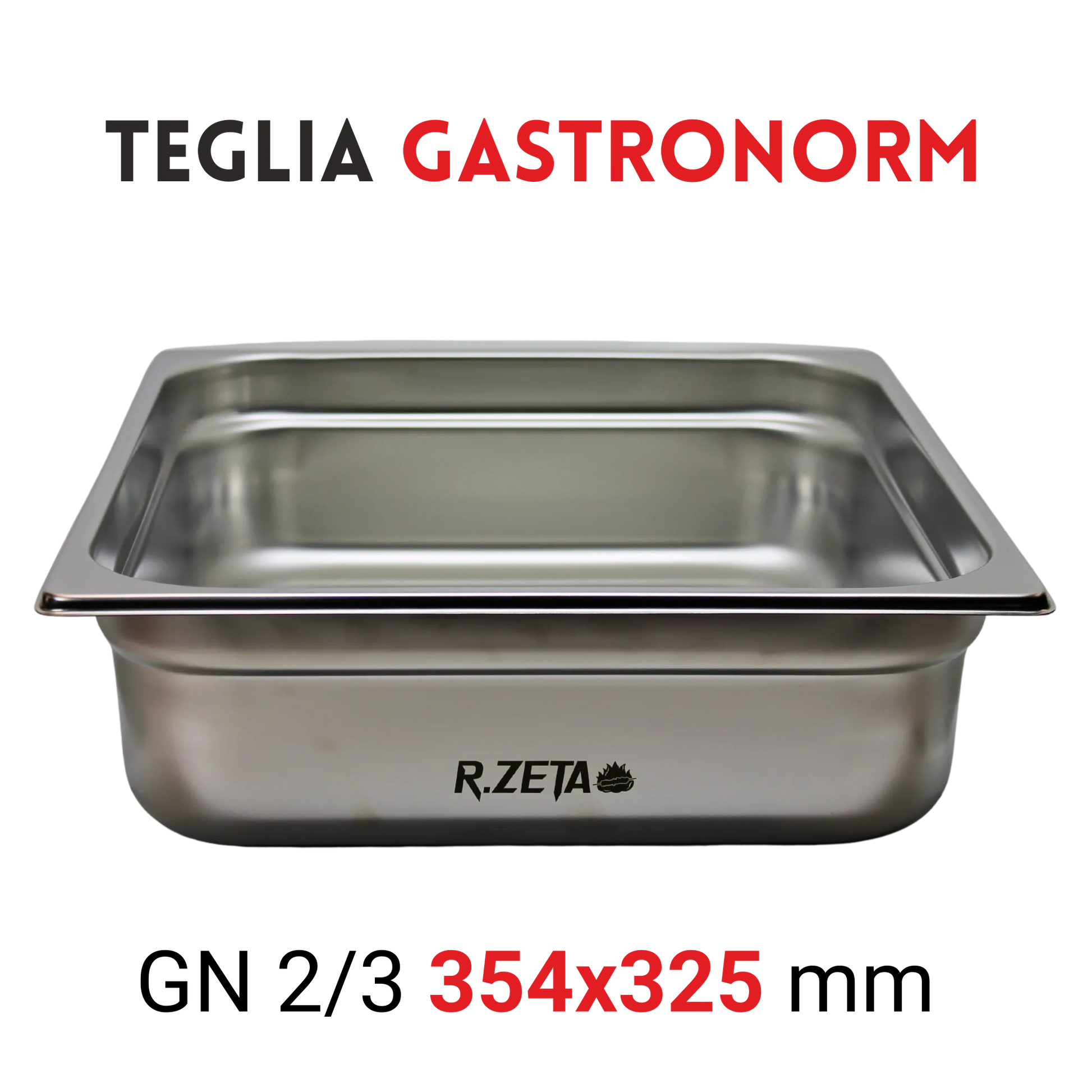 Teglia Gastronorm 2/3 - RZeta 